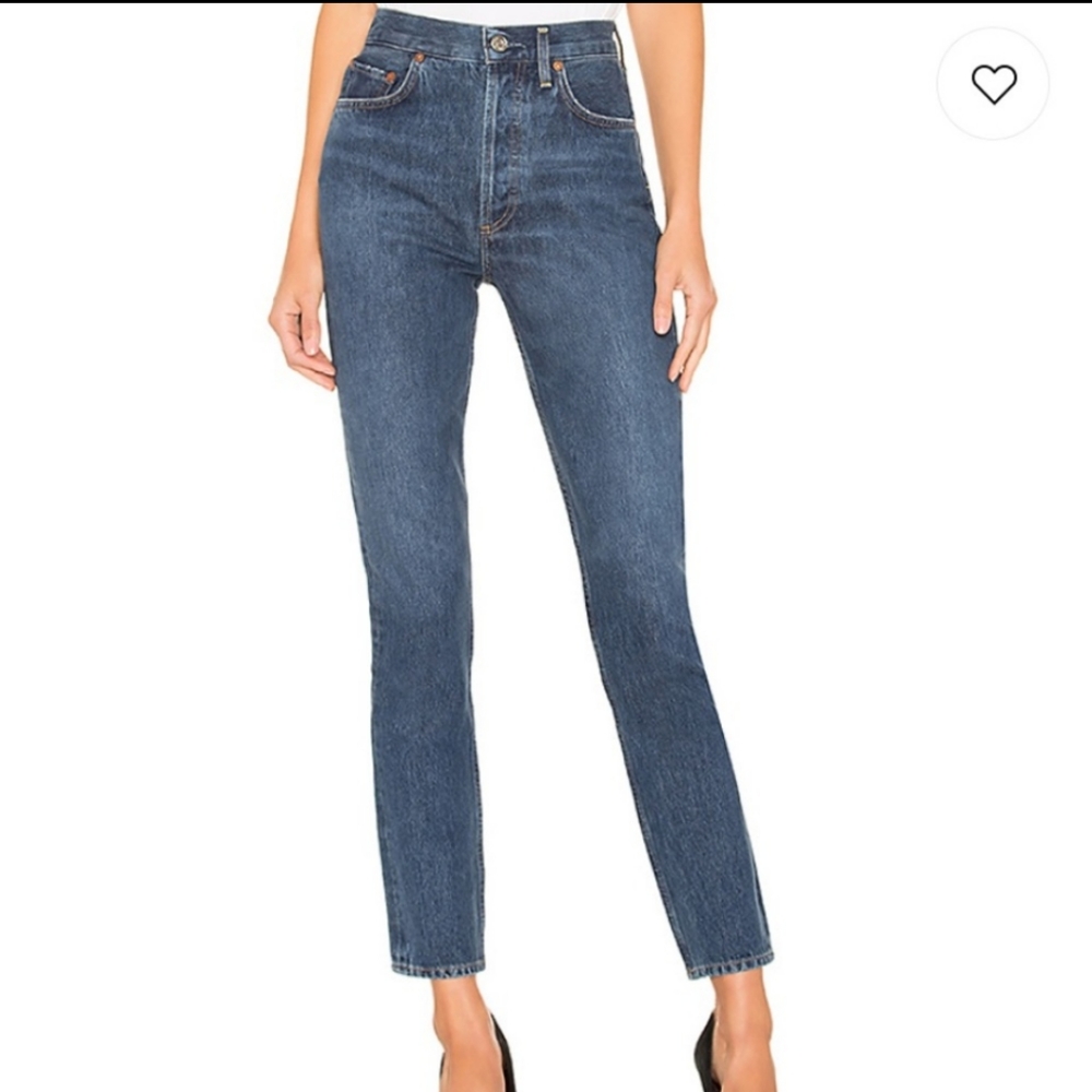 AGOLDE Remy High Waist Crop Jeans